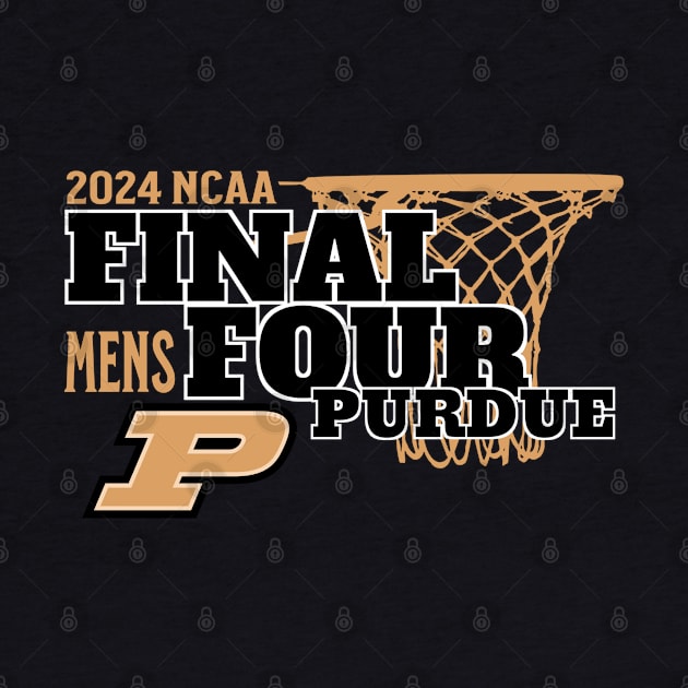 Purdue Boilermakers Final Four 2024 Basketball Vintage by edongskithreezerothree